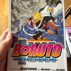 Boruto Manga Volume with Dynamic Cover Art